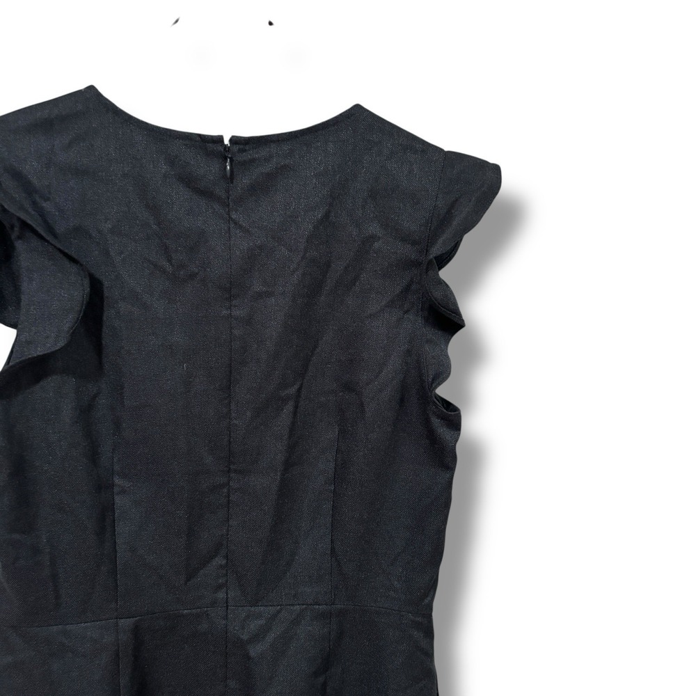 NWT LOFT Women's Cap Sleeve Knee Length Dress Gray Size 6 - 17 x 37‎ - Picture 4 of 7